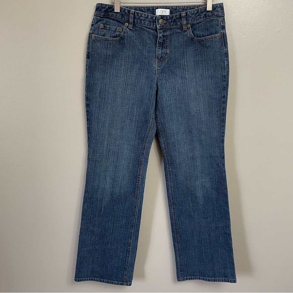 LOFT by Ann Taylor Boot Jeans Womens 10 stretch